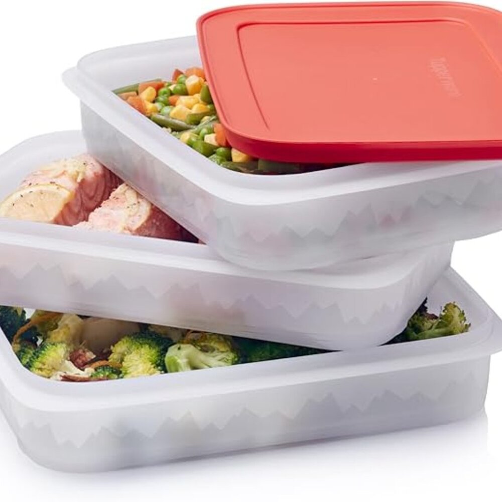 Tupperware Freezer Mates Plus Stackables Set - Picture 2 of 4